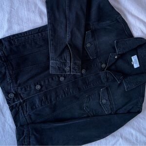 Men's Black Denim Jacket